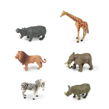 Vadállat figura készlet 6 db játékfigura