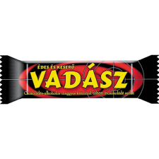  VADÁSZ CSOKOLÁDÉ SZELET ÉDES-KESERŰ ÉTCSOKOLÁDÉ 25G csokoládé és édesség