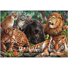 Vadmacskák Puzzle 500 darab puzzle, kirakós