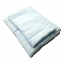 Vaganza Dupla Géz bébi ágynemű szett 70x90/40x50 - Kék babaágynemű, babapléd