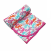 Vaganza Mintás pamut babatakaró 70x90 - Pink/Narancs Kaméleon
