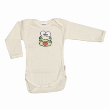 Vaganza Pamut Hosszú ujjú békanyakú body 74 - Ekrü Béka kombidressz, body