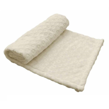 Vaganza takaró wellsoft dupla nyomott mintás 70x90cm Ecrü babaágynemű, babapléd