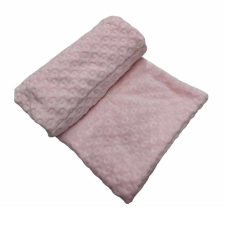 Vaganza takaró wellsoft dupla nyomott mintás 70x90cm Rózsaszín babaágynemű, babapléd