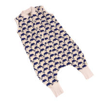 Vaganza Vékony Pamut Tipegő Hálózsák 86 - Fehér/Kék Delfin hálózsák, pizsama