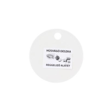  VÁGÓDESZKA MŰANYAG KEREK 1DB konyhai eszköz