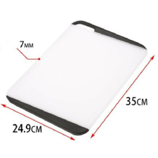  VÁGÓDESZKA PP FEHÉR/FEKETE 24,9X35CM konyhai eszköz