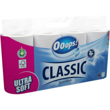 Vajda papír Ooops! WC papír 8 tekercs 3réteg Classic Sensitive higiéniai papíráru
