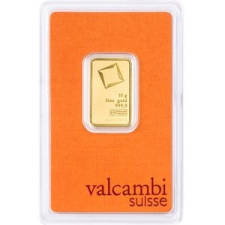 Valcambi 10 g - befektetési aranylap egyéb ékszer