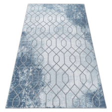 Valencia Akril valencia szőnyeg 3951 HEKSAGON kék / szürke 80x150 cm lakástextília