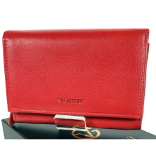 Valentini piros, közepes , belső zippes női bőr pénztárca 306-884 pénztárca