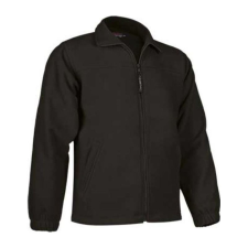 Valento DAKOTA, cipzáros unisex polár pulóver, Black-M férfi pulóver, kardigán