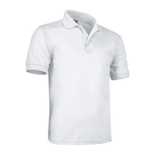Valento ULISES, rövid ujjú, unisex galléros póló, White-S férfi póló
