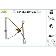 Valeo ablakemelő 851256 autóalkatrész