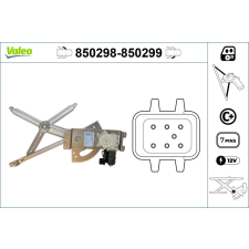 Valeo ablakemelő VALEO 850298 autóalkatrész