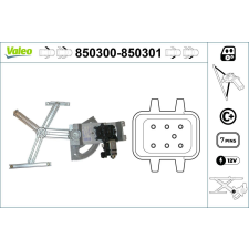 Valeo ablakemelő VALEO 850300 autóalkatrész