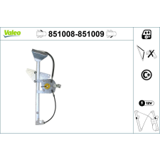 Valeo ablakemelő VALEO 851008 autóalkatrész