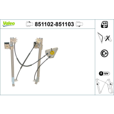 Valeo ablakemelő VALEO 851102 autóalkatrész