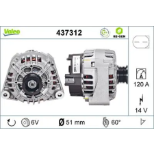 Valeo generátor 437312 autóalkatrész