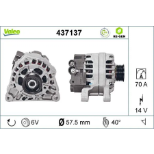 Valeo generátor VALEO 437137 autóalkatrész