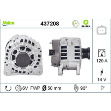 Valeo generátor VALEO 437208 autóalkatrész