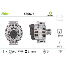 Valeo generátor VALEO 439671 autóalkatrész