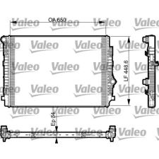 Valeo Hűtő, motorhűtés VALEO 735549 vízhűtő