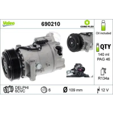 Valeo kompresszor, klíma 690210 autóalkatrész