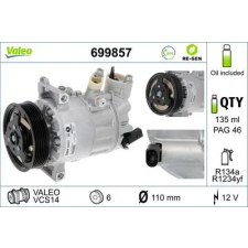 Valeo kompresszor, klíma 699857 autóalkatrész