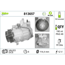 Valeo kompresszor, klíma VALEO 813657 autóalkatrész