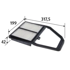 Valeo légszűrő 585225 autóalkatrész