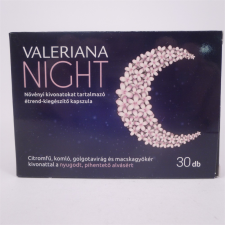  Valeriana night forte kapszula 30 db gyógyhatású készítmény