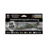 Vallejo Air War Soviet/Russian Tactical Schemes 1978-1989 2 akrilfesték készlet 8x 17ml