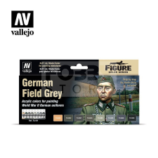 Vallejo Figure Color Series-German Field Grey festékszett 70181 hobbifesték