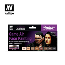 Vallejo Game  Air Face Painting arcfestés akril festék készlet 8x 17ml makett