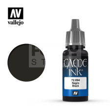Vallejo Game Color Black Ink (tinta) 72094 hobbifesték