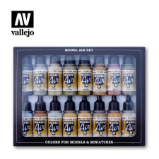 Vallejo Model Air German WWII Europe & Africa festék készlet 16x 18ml makett