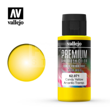 Vallejo Premium RC Colors Candy Yellow akrilfesték (60 ml) 62071V akrilfesték