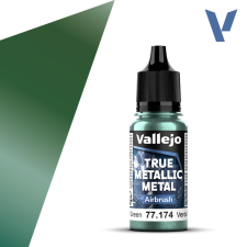 Vallejo True Metallic Metal - Dusken Green Airbrush akrilfesték 77174V akrilfesték