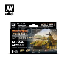 Vallejo WWII German Armour festékszett 70205 hobbifesték