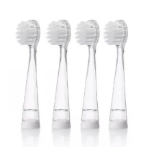  Váltókefe Fejek Brush-Baby Sonic fogkefehez, 4 darab pótfej, penge