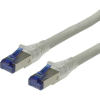 Value 21.99.0847 RJ45 Hálózati kábel, patchkábel CAT 6A S/FTP 50.00 m Szürke Kettős árnyékolás, Halogénmentes, Lángálló 1 db (21.99.0847)
