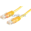 Value 21.99.1582 RJ45 Hálózati kábel, patchkábel CAT 6 U/UTP 10.00 m Sárga Árnyékolatlan 1 db (21.99.158240)