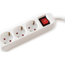 Value 3 villásdugó CEE 7 (EU) elosztó 1.5m fehér ( ) kábel és adapter
