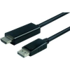 Value Kijelző csatlakozó Csatlakozókábel DisplayPort dugó, HDMI-A dugó 1.00 m Fekete 11.99.5785 Árnyékolt DisplayPort kábel (11.99.5785)