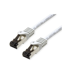 Value Patch Kábel S/FTP CAT8, LSOH   3m, szürke kábel és adapter