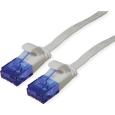 Value Patch kábel UTP CAT6a lapos kivitel, 3m, szürke (21.99.2013) kábel és adapter