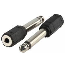 Valueline 6,3mm Jack M - 3,5mm Jack Mono Adapter Fekete kábel és adapter