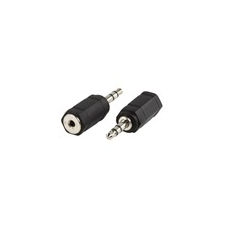 Valueline AC-025 Stereo Audio Adapter 3.5 mm Male - 2.5 mm Female Black kábel és adapter