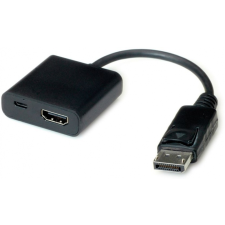 Valueline HDMI DisplayPort 1.2/1.2a Átalakító Fekete 15cm 12.99.3145-10 kábel és adapter